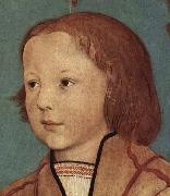 Ambrosius Holbein Portrat eines Knaben mit blondem Haar France oil painting artist